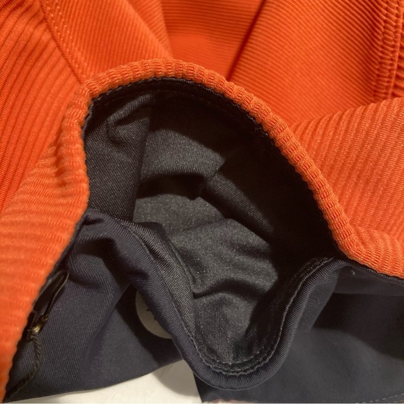 ZYIA Sz L Burnt Orange Ribbed Premium High Rise 7/8 Length Leggings  NEW - Picture 7 of 11